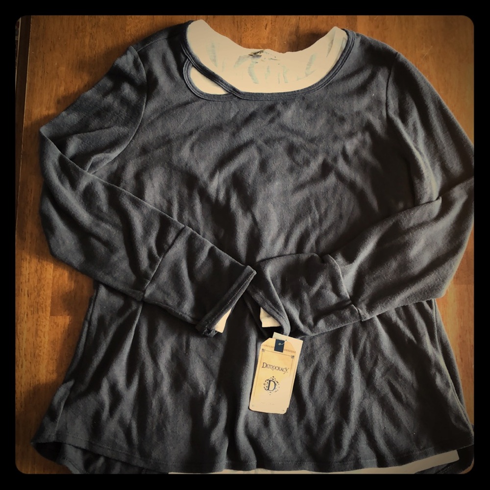 Democracy layered tunic